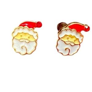Christmas Jewelry- Santa Claus earrings